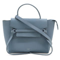 Celine Belt Bag Micro 2-Way Crossbody Leather Light Blue Silver