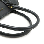 Prada Triangle Logo 2-Way Shoulder Bag Leather Nero Black Gold Domestic — view 4