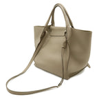 Celine Big Small 2-Way Shoulder Bag Crossbody Leather Gray Silver — view 2