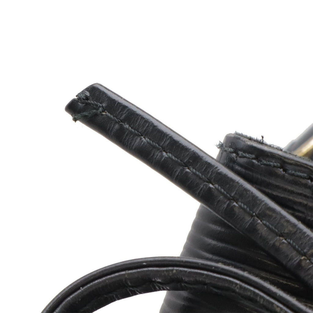 Louis Vuitton Epi Noe Shoulder Bag Drawstring Noir Black Gold — view 6