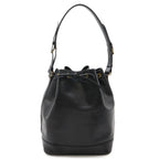 Louis Vuitton Epi Noe Shoulder Bag Drawstring Noir Black Gold