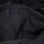 Chanel Paris Biarritz Tote PM Shoulder Bag Leather Black Silver — view 8