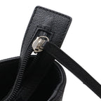 Chanel Paris Biarritz Tote PM Shoulder Bag Leather Black Silver — view 4