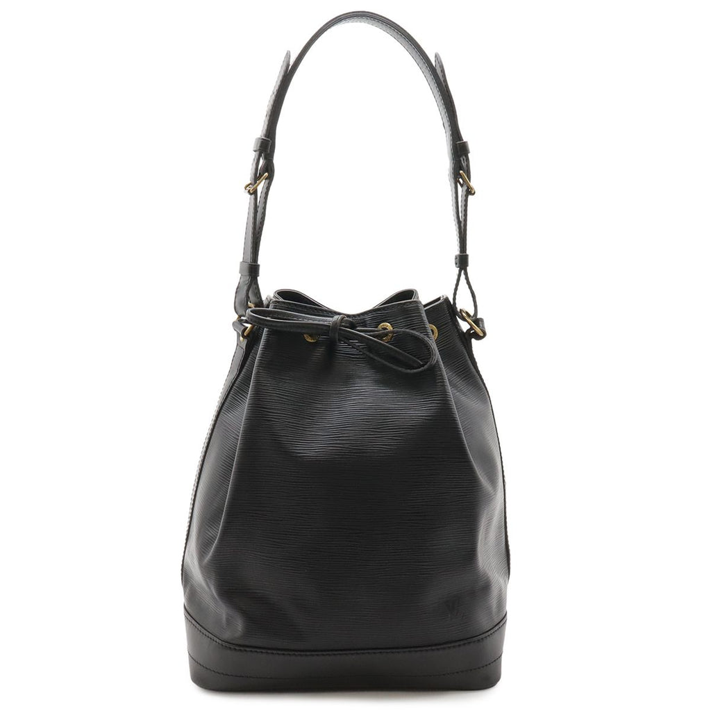 Louis Vuitton Epi Noe Shoulder Bag Drawstring Noir Black Gold