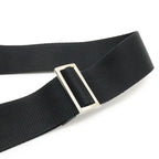 Prada Shoulder Bag Crossbody Nylon Leather Nero Black Silver — view 4