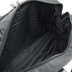 Prada Triangle Logo Business Briefcase 2-Way Shoulder Bag Nylon Nero Black — view 6