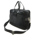 Prada Triangle Logo Business Briefcase 2-Way Shoulder Bag Nylon Nero Black — view 2