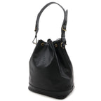 Louis Vuitton Epi Noe Shoulder Bag Drawstring Noir Black Gold — view 2