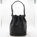 Louis Vuitton Epi Noe Shoulder Bag Drawstring Noir Black Gold