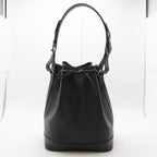 Louis Vuitton Epi Noe Shoulder Bag Drawstring Noir Black Gold