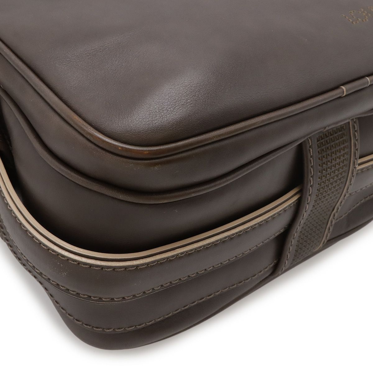 Louis Vuitton Cuy Lebequia Trotteur GM Shoulder Bag Crossbody Leather Brown — view 3