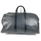 Louis Vuitton Boston Bag Kendall GM Taiga Leather Ardoise Black