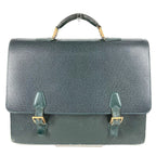 Louis Vuitton Business Bag Tashkent Taiga Leather Epi Sea Green