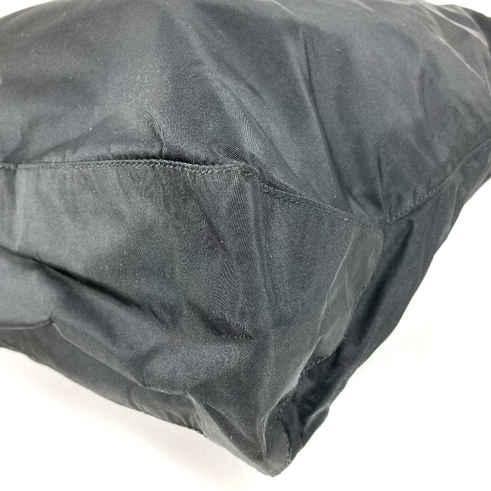 Prada Shoulder Bag Triangle Logo Nylon Black — view 6