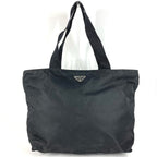 Prada Shoulder Bag Triangle Logo Nylon Black