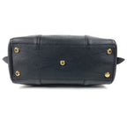 Louis Vuitton Handbag Dora Ultra Soft MM Taurillon Leather Noir Black — view 5