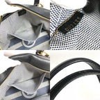 Louis Vuitton Handbag Dora Ultra Soft MM Taurillon Leather Noir Black — view 9