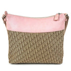 Dior Shoulder Bag Trotter Logo Diorissimo Leather Canvas Beige — view 2