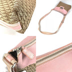 Dior Shoulder Bag Trotter Logo Diorissimo Leather Canvas Beige — view 7