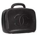 Chanel Vanity CC Logo Caviar Leather 2-Way Handbag