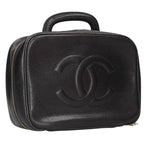 Chanel Vanity CC Logo Caviar Leather 2-Way Handbag