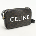 Celine Messenger Bag Triomphe Canvas Crossbody Leather
