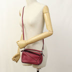Loewe Puzzle Mini Crossbody Shoulder Bag Calf — view 8