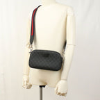Gucci GG Supreme Crossbody Shoulder Bag Leather — view 6