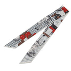 Hermes Scarf Twilly Courte Cavalier en Formes Studs — view 2