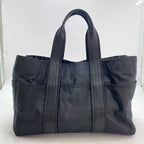 Hermes Acapulco Leather Nylon Hand Tote Black — view 2