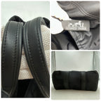 Hermes Acapulco Leather Nylon Hand Tote Black — view 4