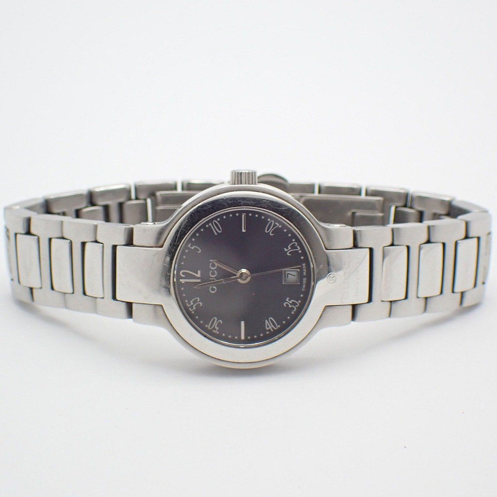 Gucci Quartz Watch Gray Dial SS Pawn — view 2