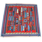 Hermes Carre Geant Cashmere Silk Scarf