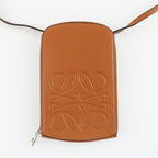 Loewe Heaven Multi Functional Case Brown Smartphone Shoulder Crossbody Leather — view 2