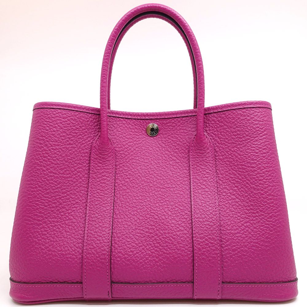 Hermes Garden Party 30 Country Rose Purple Tote — view 2