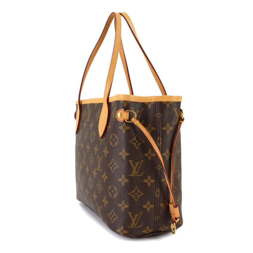 Louis Vuitton Monogram Neverfull PM Tote Brown Fuchsia — view 4