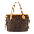Louis Vuitton Monogram Neverfull PM Tote Brown Fuchsia — view 3