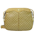 Celine Macadam Shoulder Bag Pochette Brown