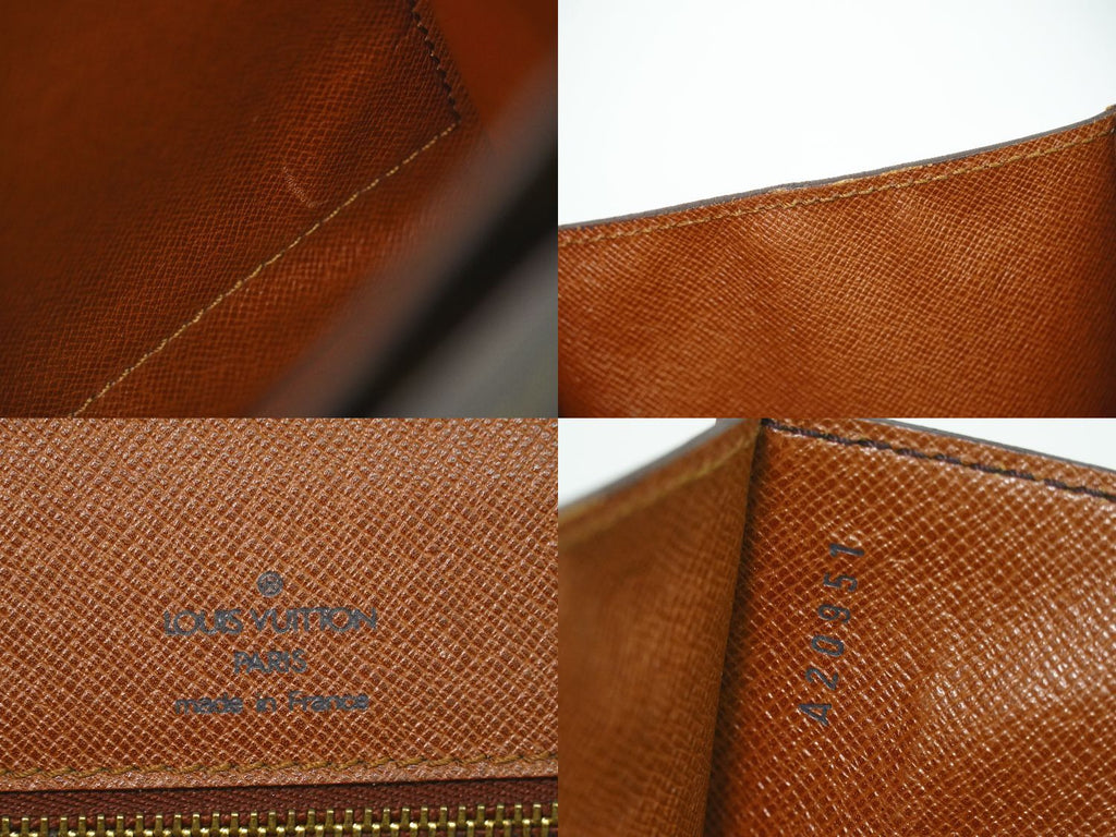Louis Vuitton LV Monceau Monogram 2-Way Shoulder Bag Brown — view 9