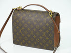 Louis Vuitton LV Monceau Monogram 2-Way Shoulder Bag Brown — view 2