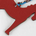 Hermes Petit Ash Horse Bag Charm Leather — view 4