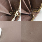 Gucci Interlocking Zip Around Wallet Leather Pink Gray — view 9