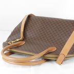 Celine Macadam 2-Way Shoulder Bag Leather Brown — view 4