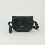 Hermes Bardo Golf Shoulder Bag Box Calf Noir Black Gold