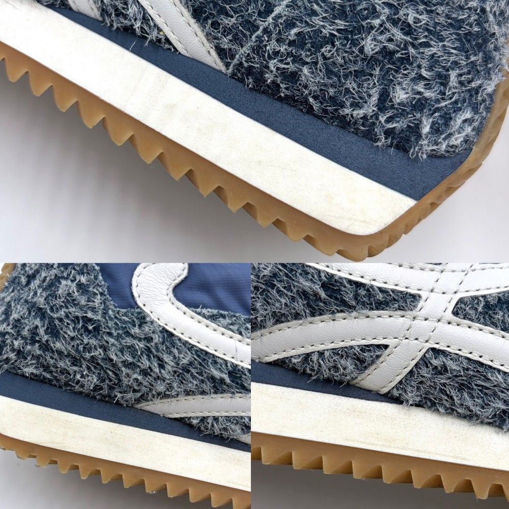 Loewe Sneakers Flo Runner Shoes Running 40 Nylon Suede Blue — view 6