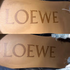Loewe Sneakers Flo Runner Shoes Running 40 Nylon Suede Blue — view 4