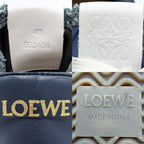 Loewe Sneakers Flo Runner Shoes Running 40 Nylon Suede Blue — view 3