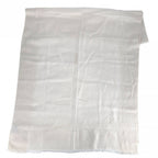 Chanel Shawl Sequins Large CC Logo Silk Cashmere Ivory Scarf
