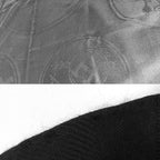 Hermes Shawl New Libris Large Cashmere Silk Black Scarf — view 5