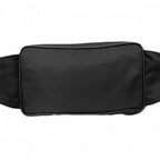 Prada Belt Bag Shoulder Crossbody Triangle Logo Re-Nylon Leather Black Silver — view 2